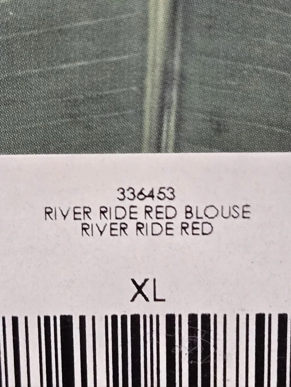 NWT FARM Rio River Ride Red Blouse Sz XL